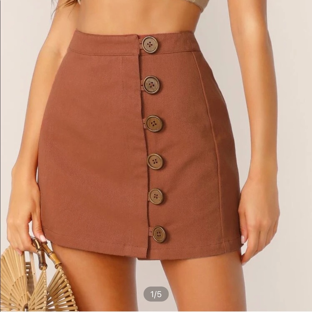 Orange skirt